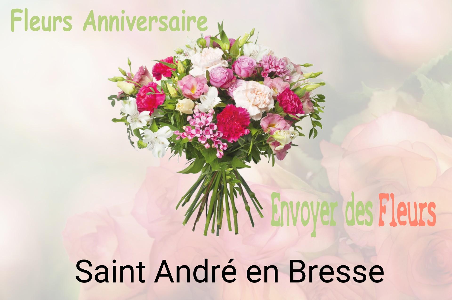 Bouquet de fleurs d’anniversaire livré à Saint-André-en-Bresse