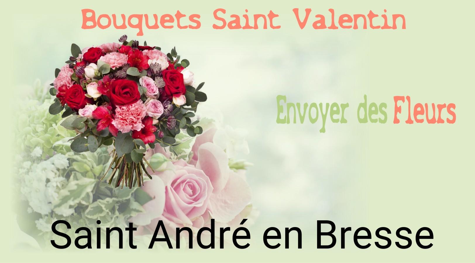 Roses de Saint-Valentin livrées à Saint-André-en-Bresse